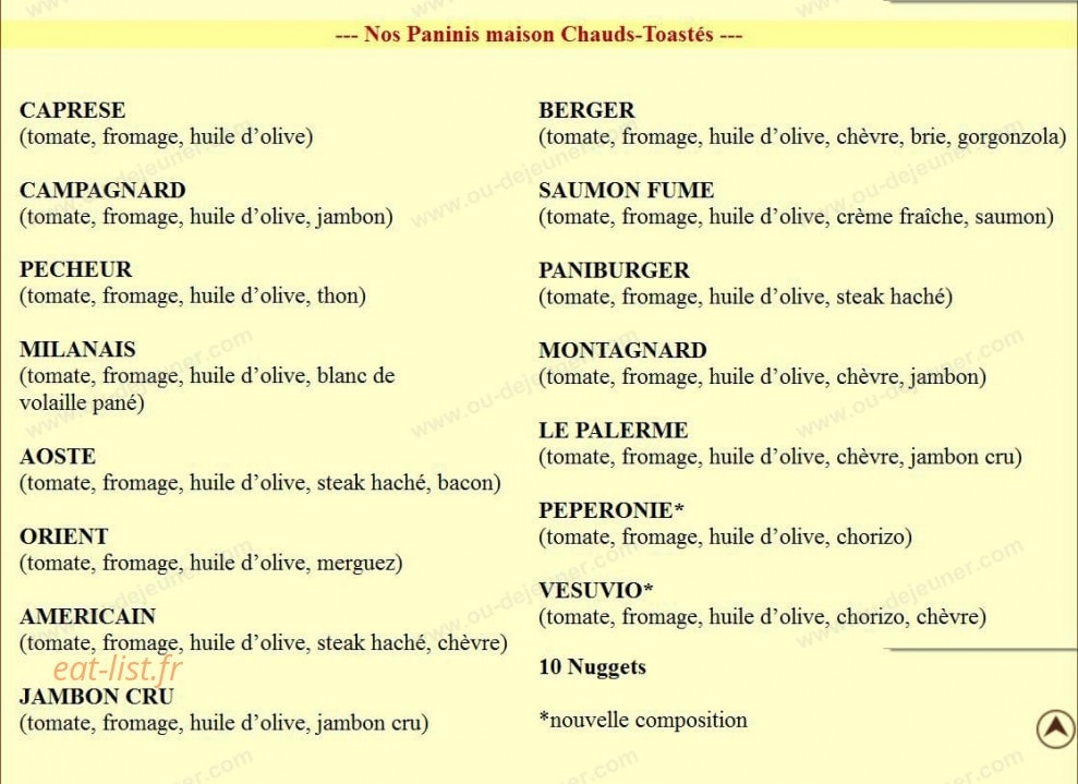 Le Geppetto — carte page 2
