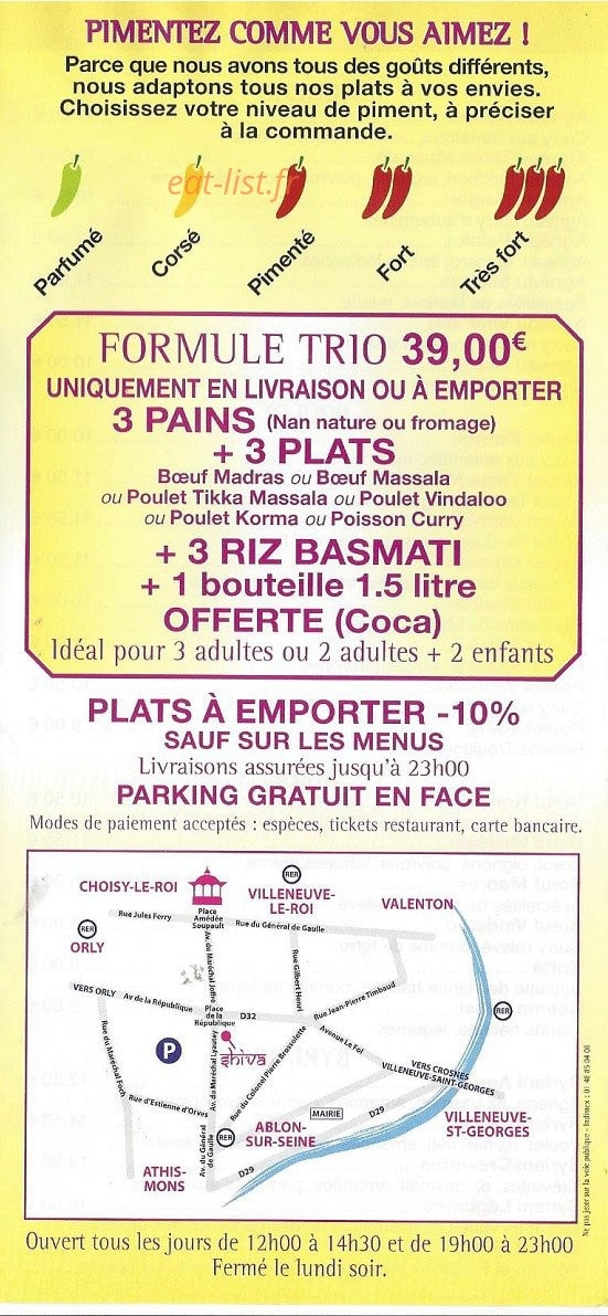 Shiva — carte page 3