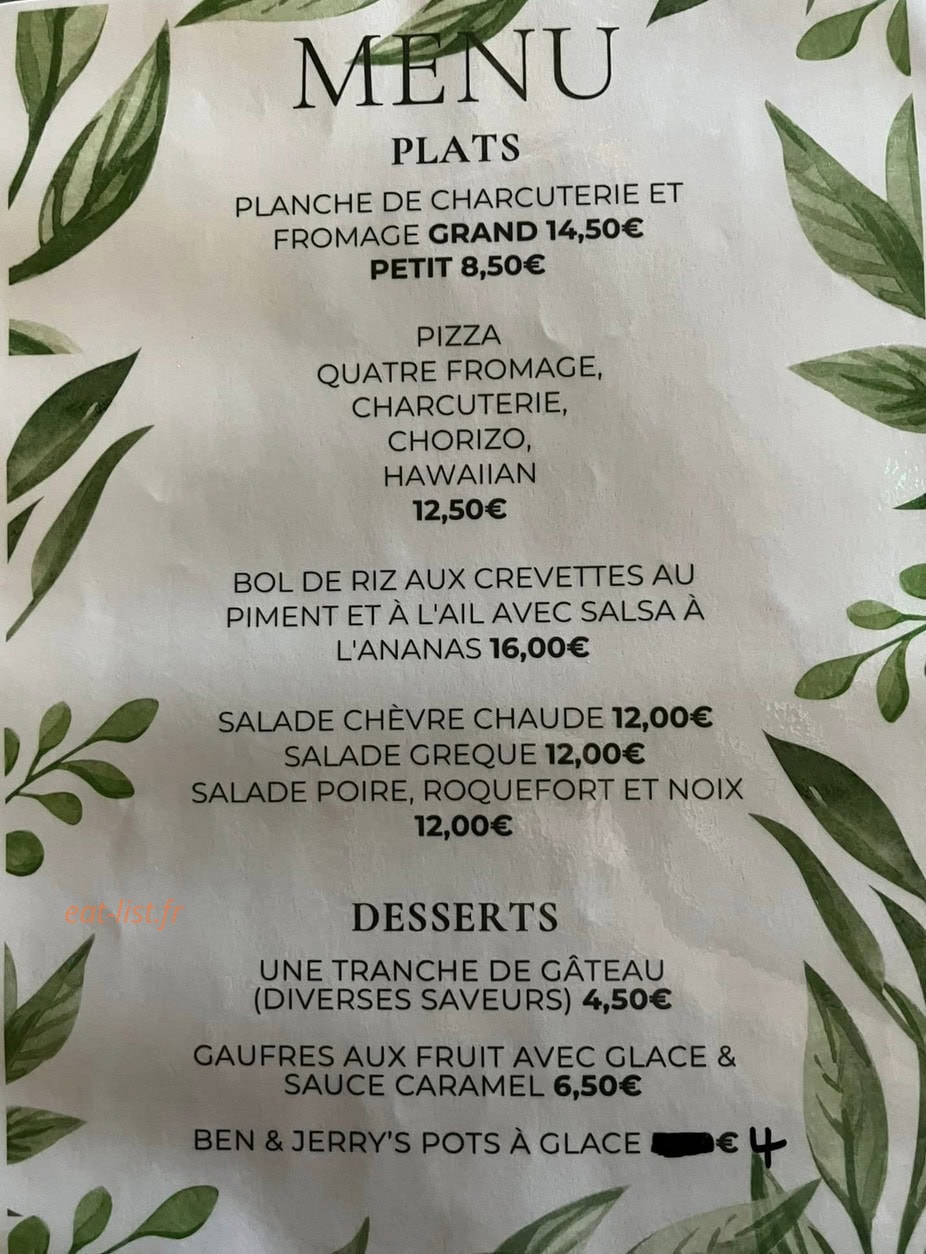 Valentine's — carte page 2
