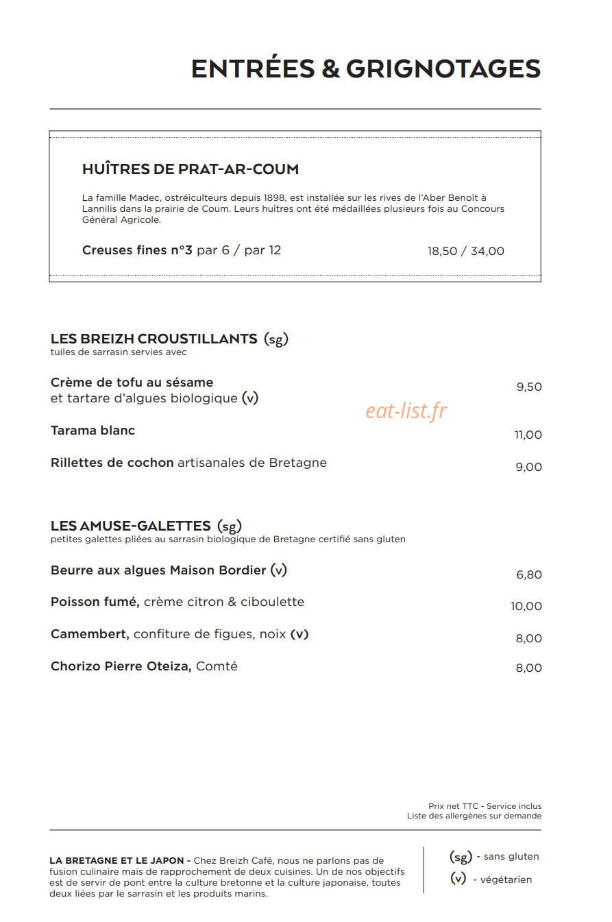 Breizh Café — carte page 2