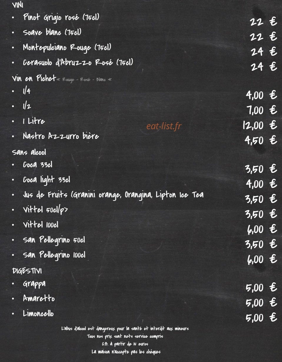 Delices Di Pasta — carte page 5