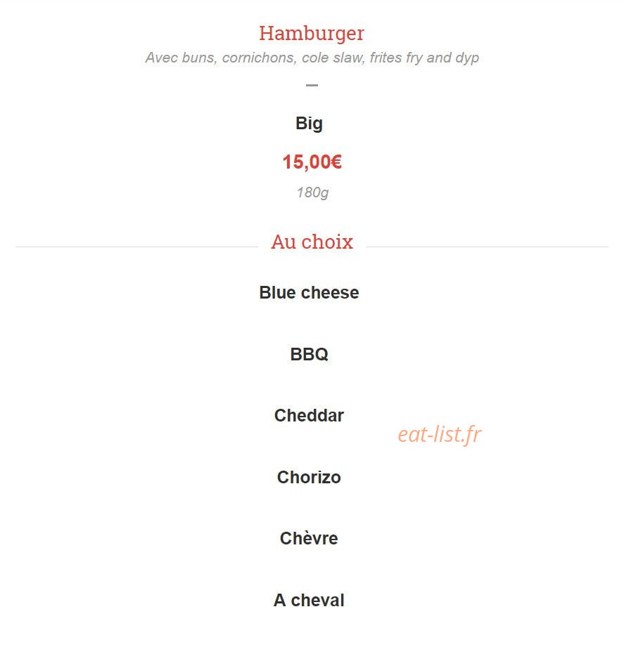 El Gringo — carte page 3