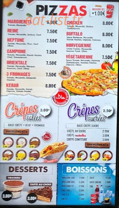 L'Escale du Château — carte page 1