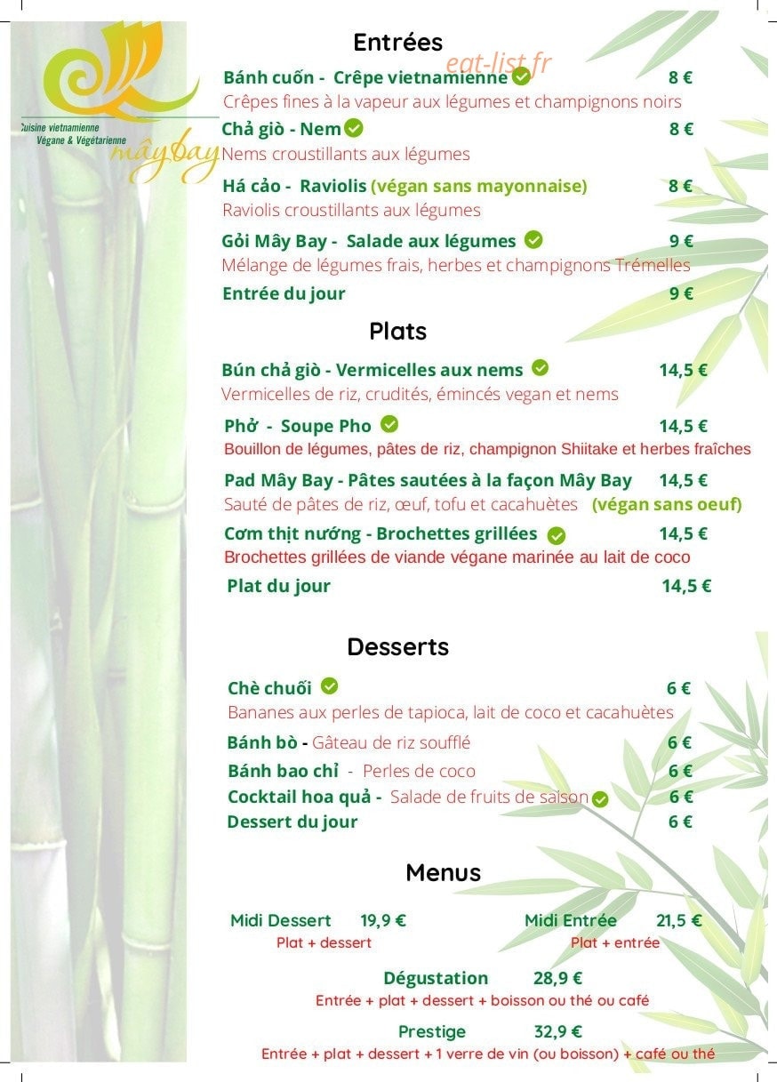 Mây Bay — carte page 1