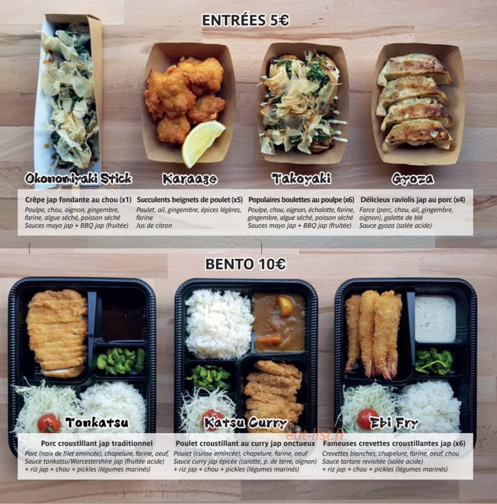 Restaurant Panko — carte page 2