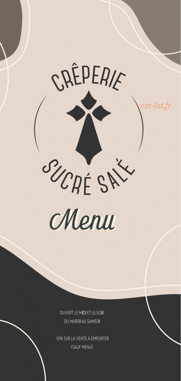 Sucré Salé — carte page 1