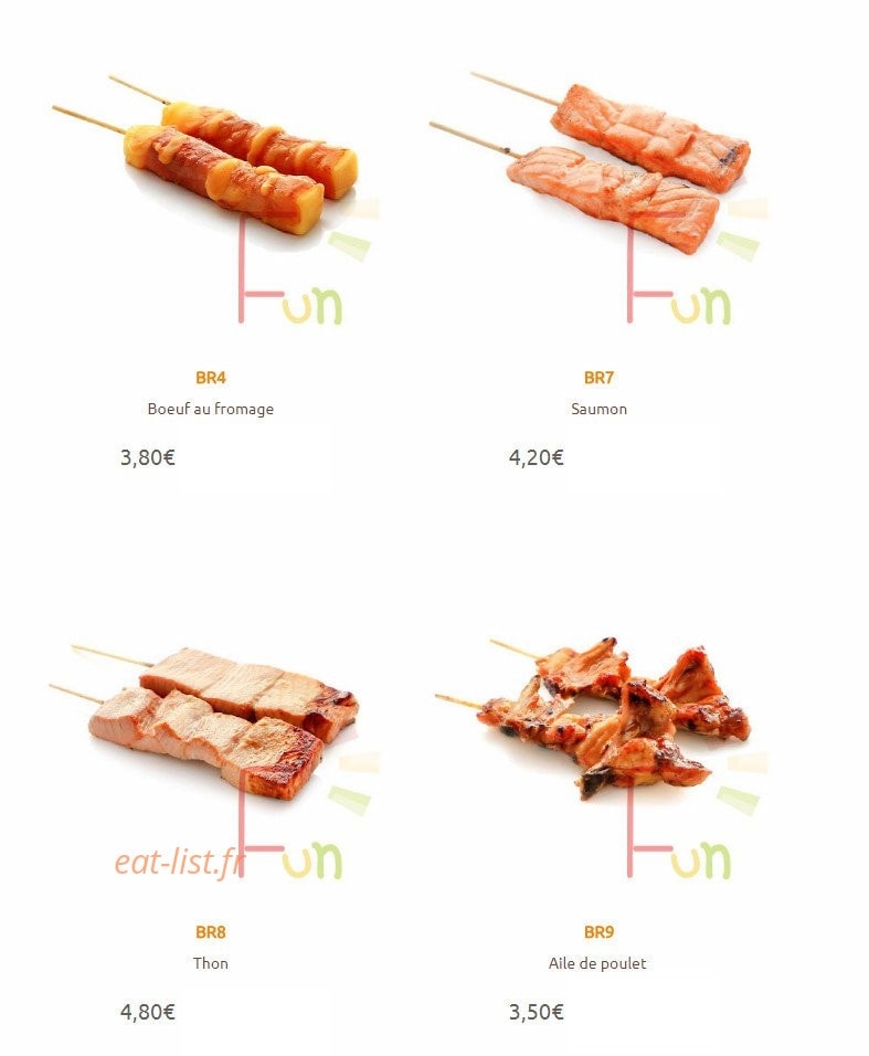 Sushi Fun — carte page 2