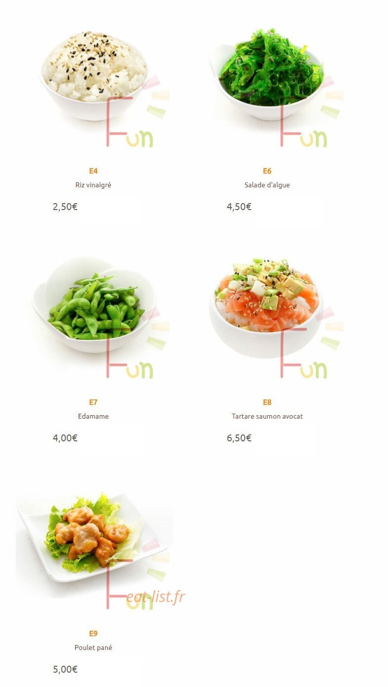 Sushi Fun — carte page 13