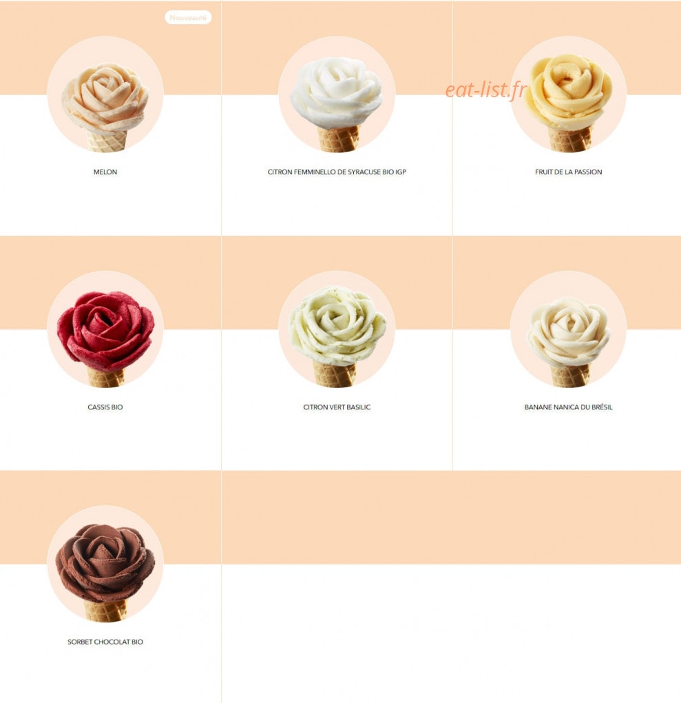 Amorino — carte page 2