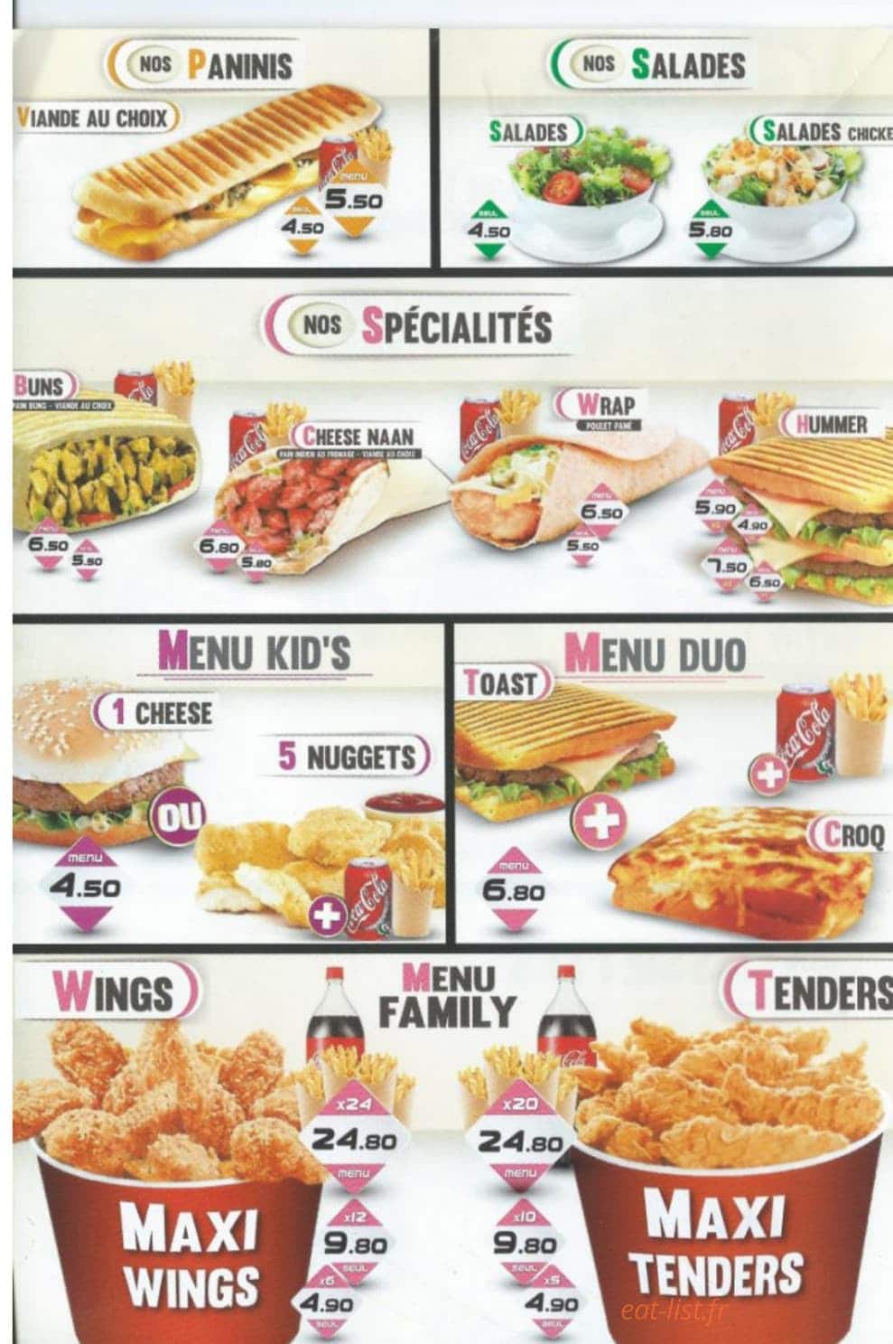 Brunch — carte page 4