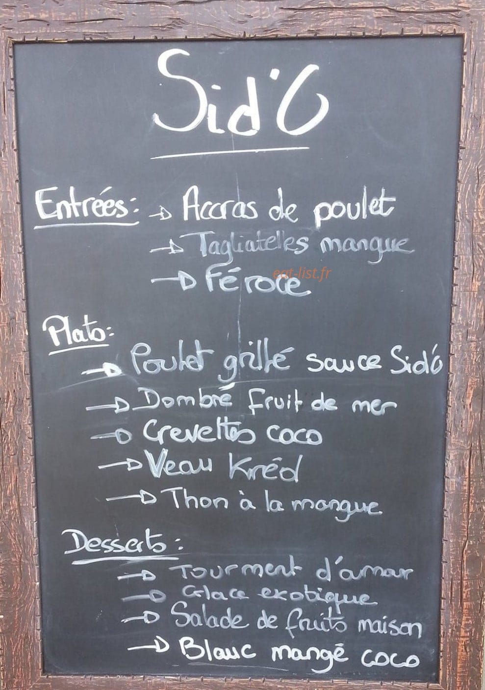 Chalê Sido — carte page 1