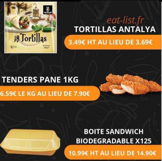 ProPizza — carte page 1