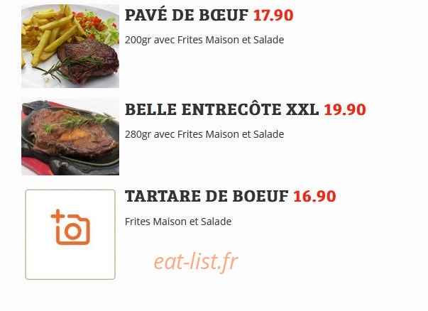 Restaurant l'Aveyronnais Orly — carte page 7