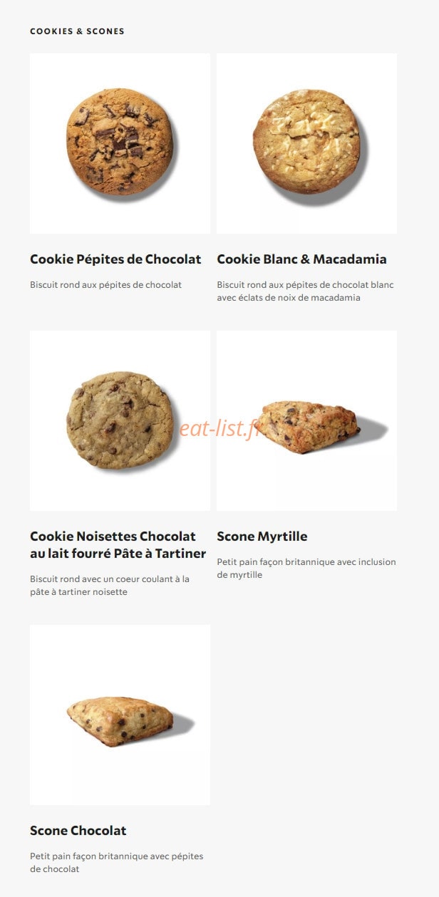 Starbucks Coffee — carte page 21