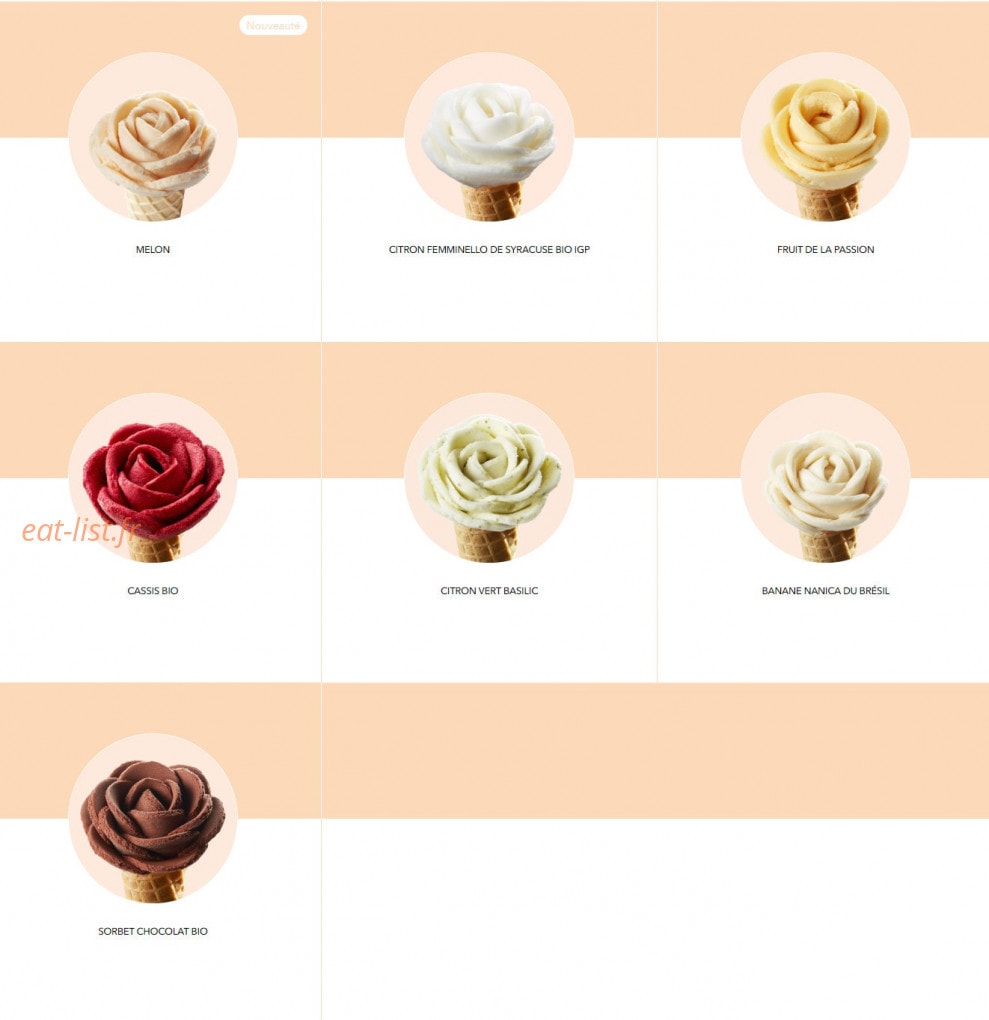 Amorino — carte page 2