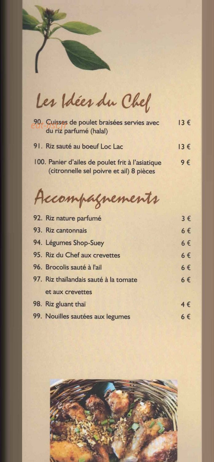 Belle Asie — carte page 4