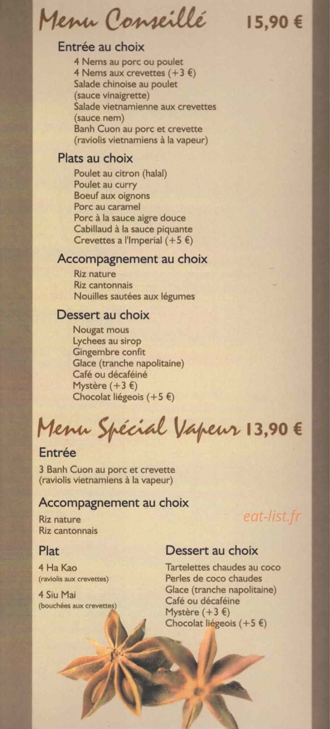 Belle Asie — carte page 5