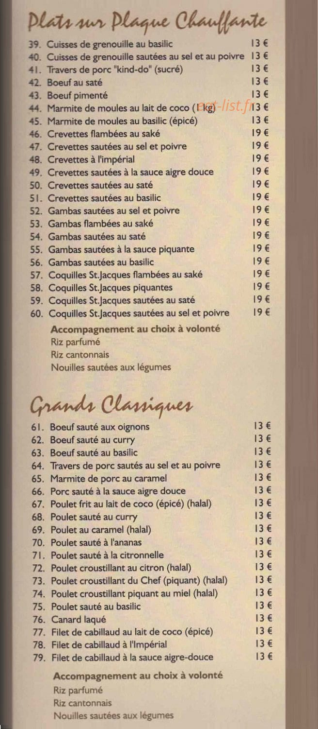 Belle Asie — carte page 2