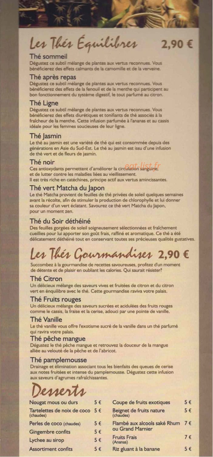 Belle Asie — carte page 9