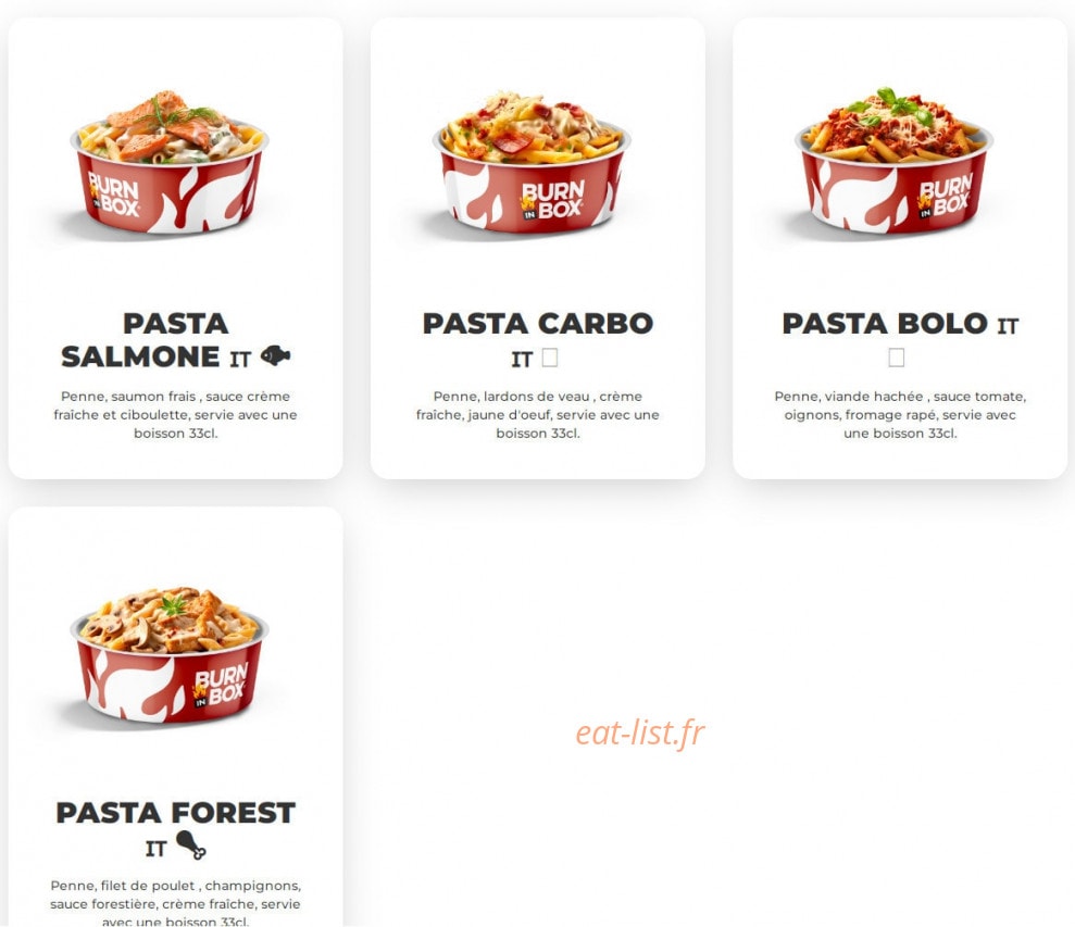 Burn in box — carte page 6