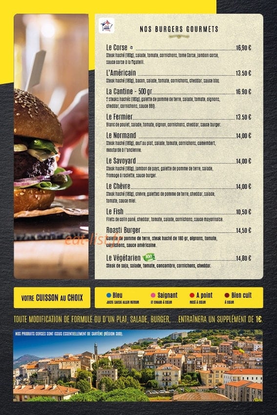 La Cantine de Thiais — carte page 4