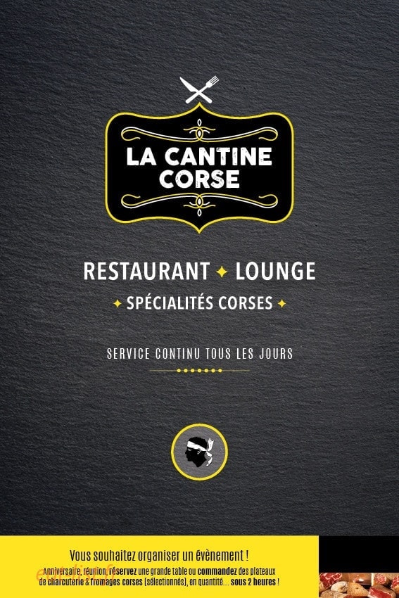 La Cantine de Thiais — carte page 1