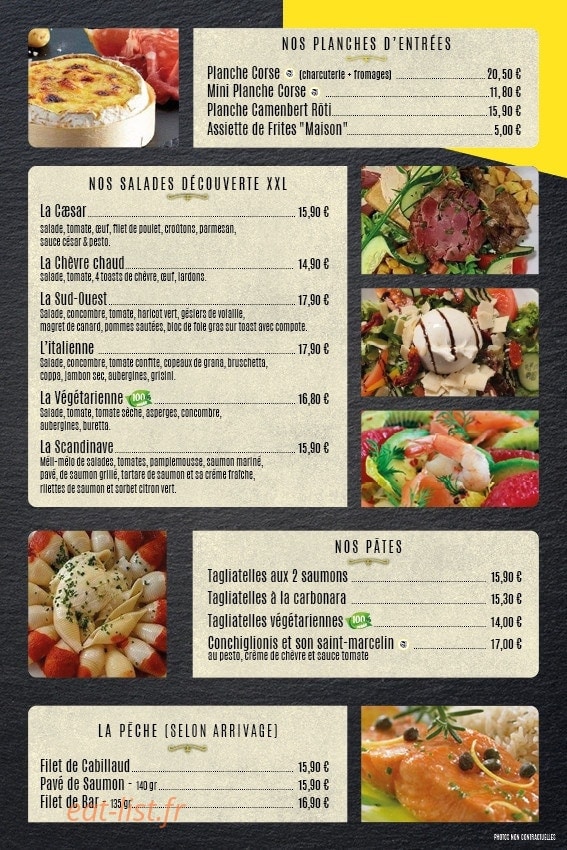 La Cantine de Thiais — carte page 3