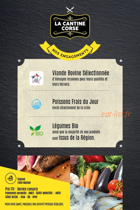 La Cantine de Thiais — carte page 2