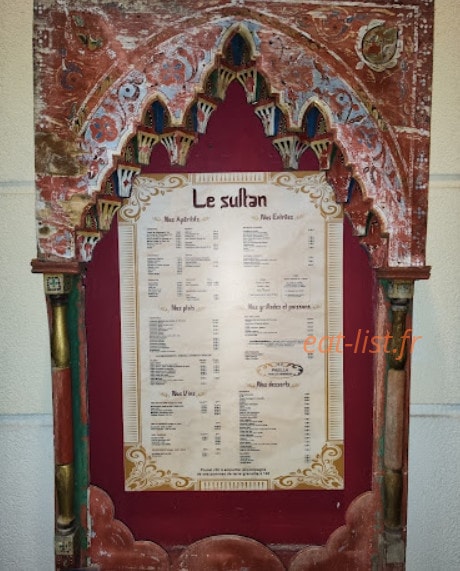 Le Sultan — carte page 1