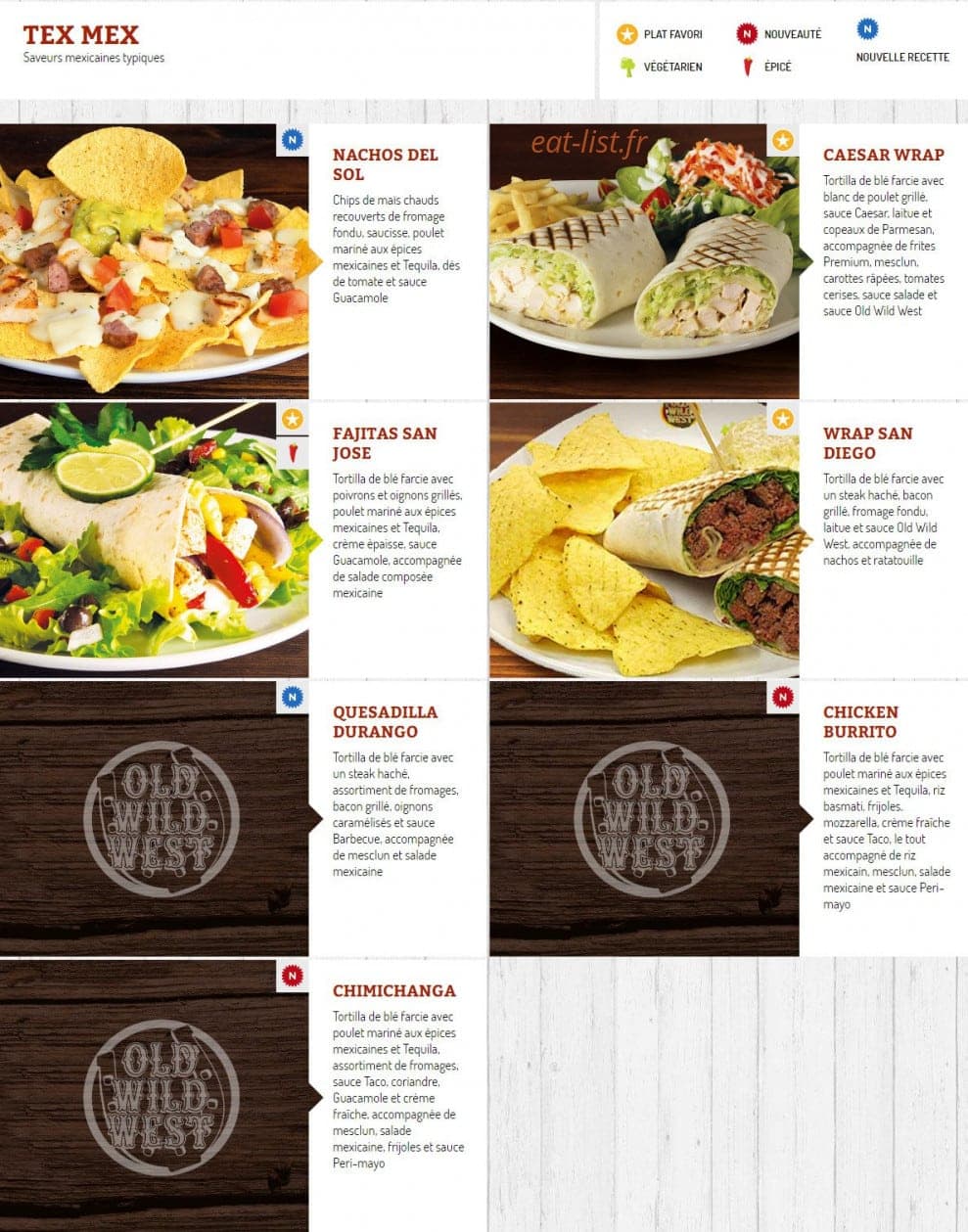Old Wild West — carte page 7