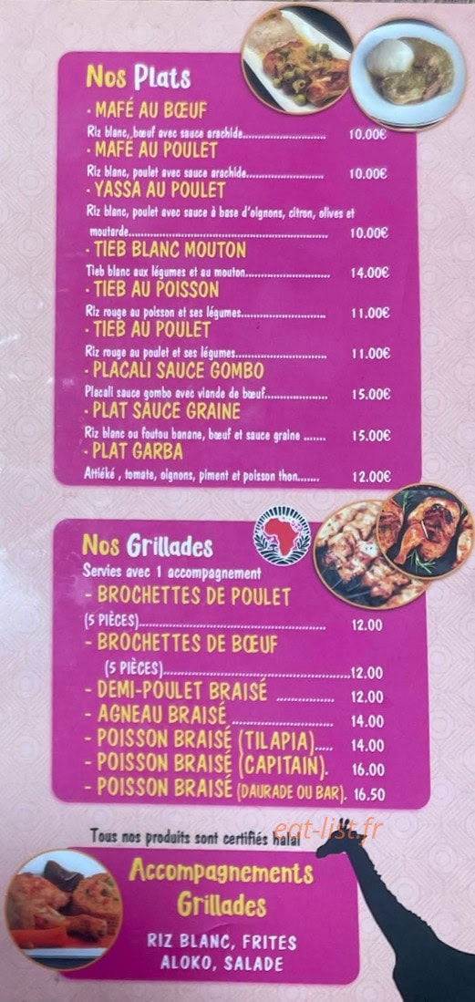 Az African — carte page 3