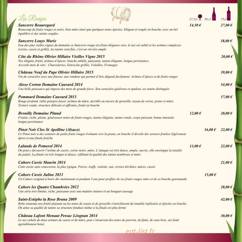 Bambou — carte page 4