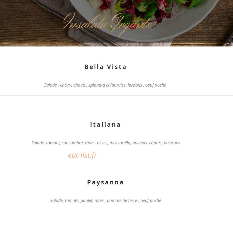 Bella Vista — carte page 2