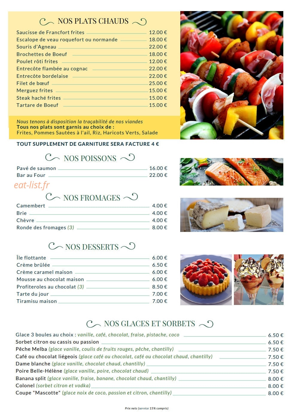 La Mascotte — carte page 3