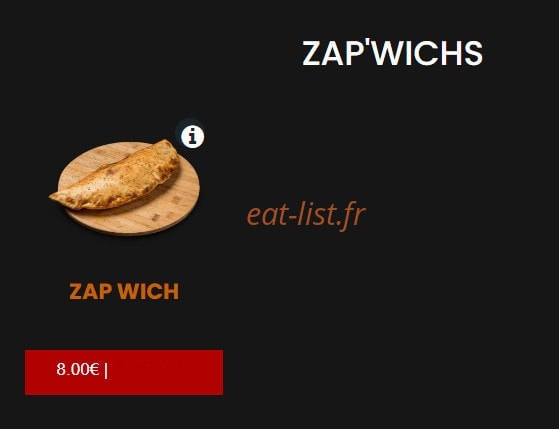 Allo pizza — carte page 9