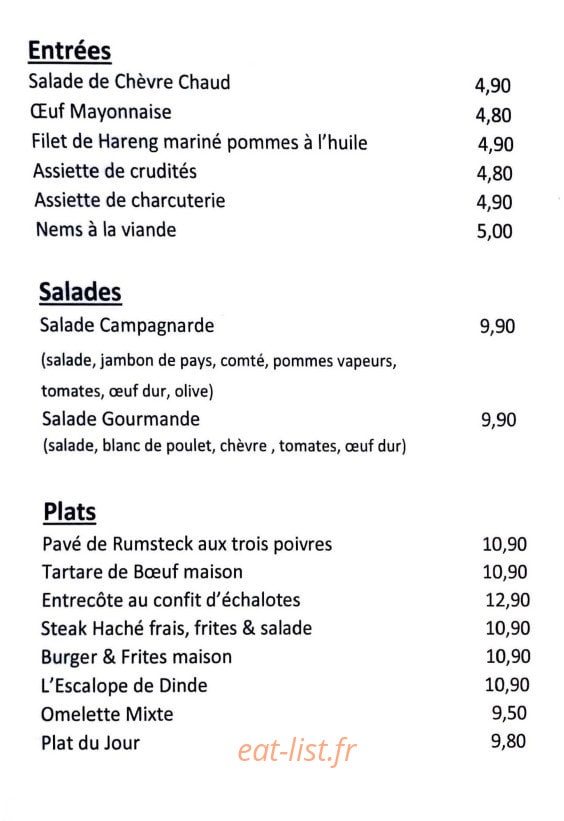 La Navette De Bry — carte page 1