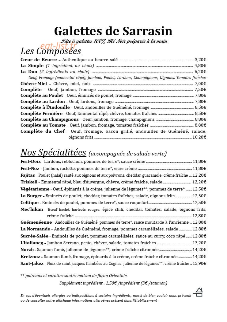 La Petite Tromenie — carte page 4