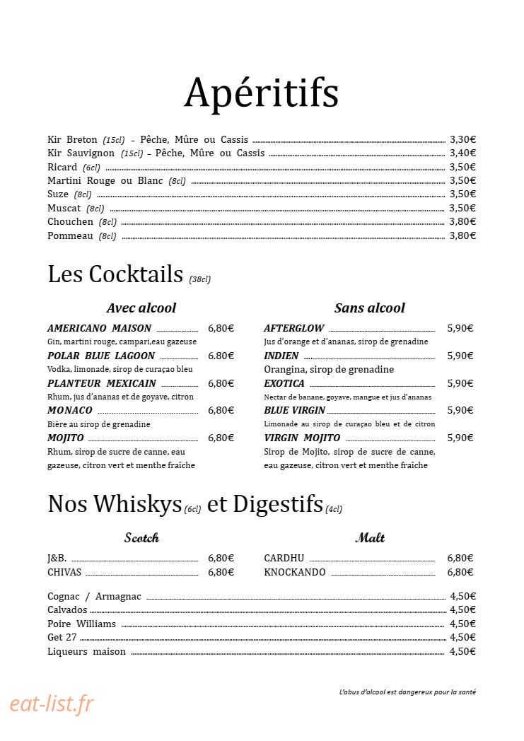 La Petite Tromenie — carte page 2