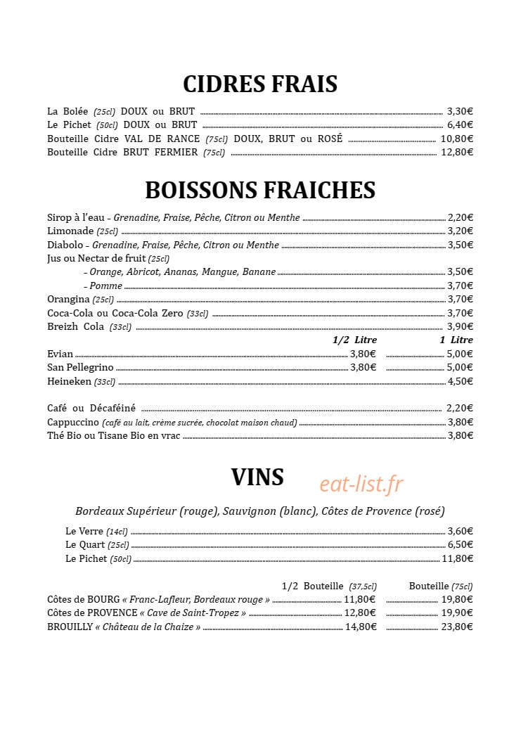La Petite Tromenie — carte page 7