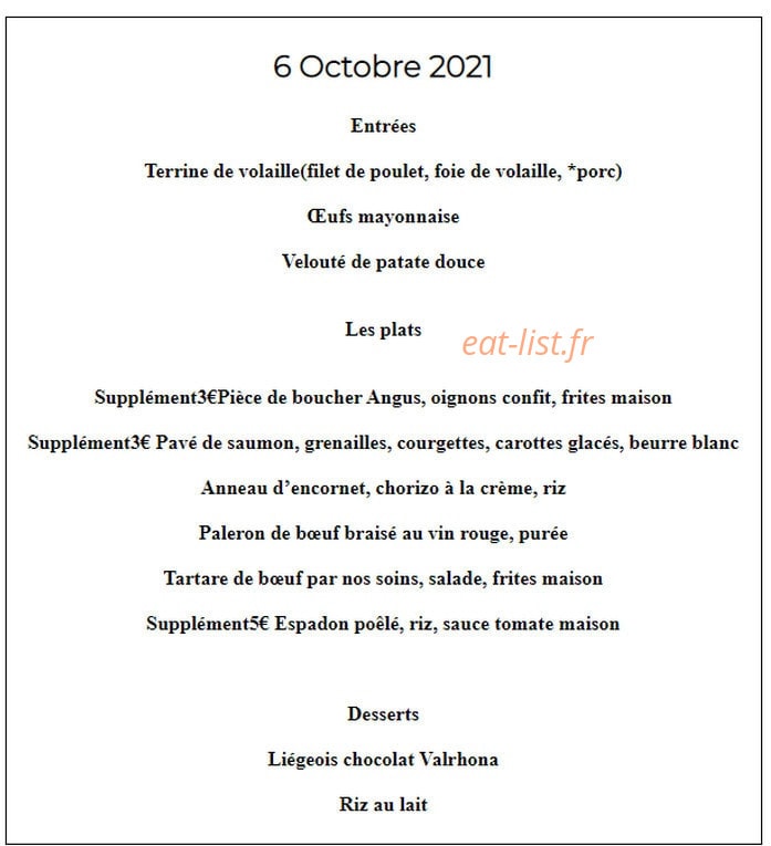 Le Score — carte page 2