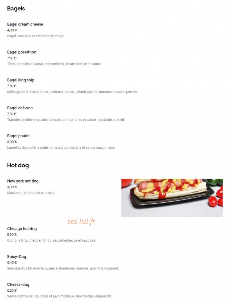 MB Manhattan burger — carte page 6