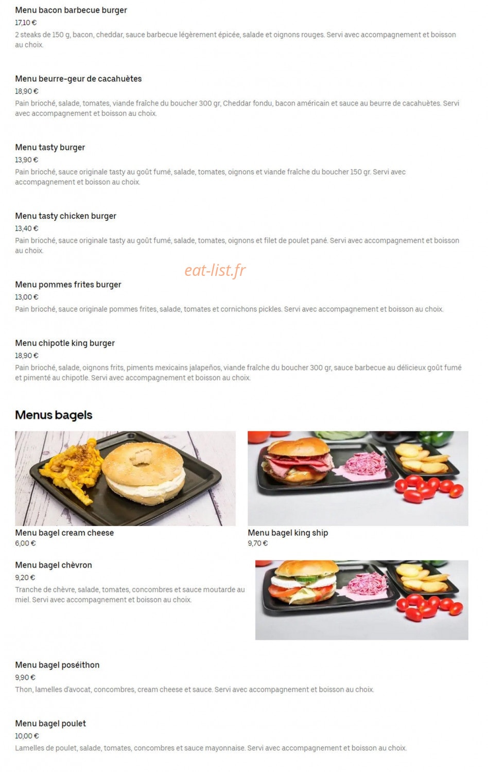 MB Manhattan burger — carte page 2