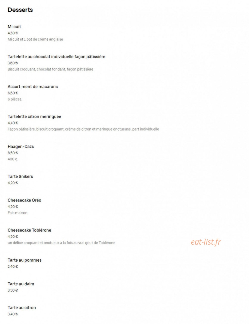 MB Manhattan burger — carte page 8