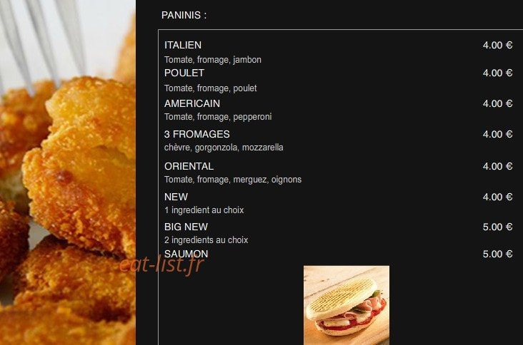 New Pizza — carte page 11