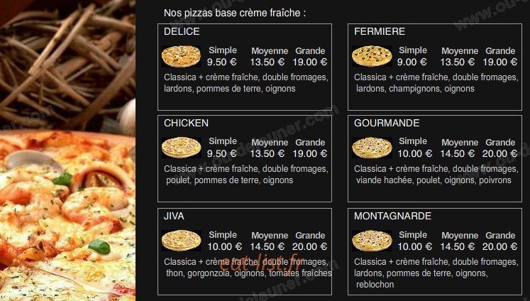 New Pizza — carte page 14