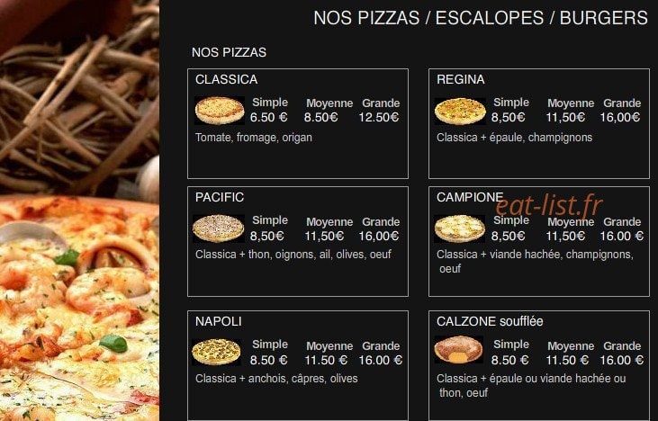 New Pizza — carte page 5