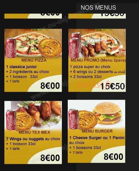 New Pizza — carte page 4