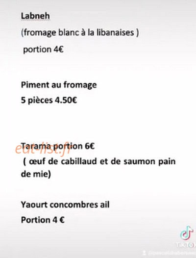 Chaaya — carte page 2