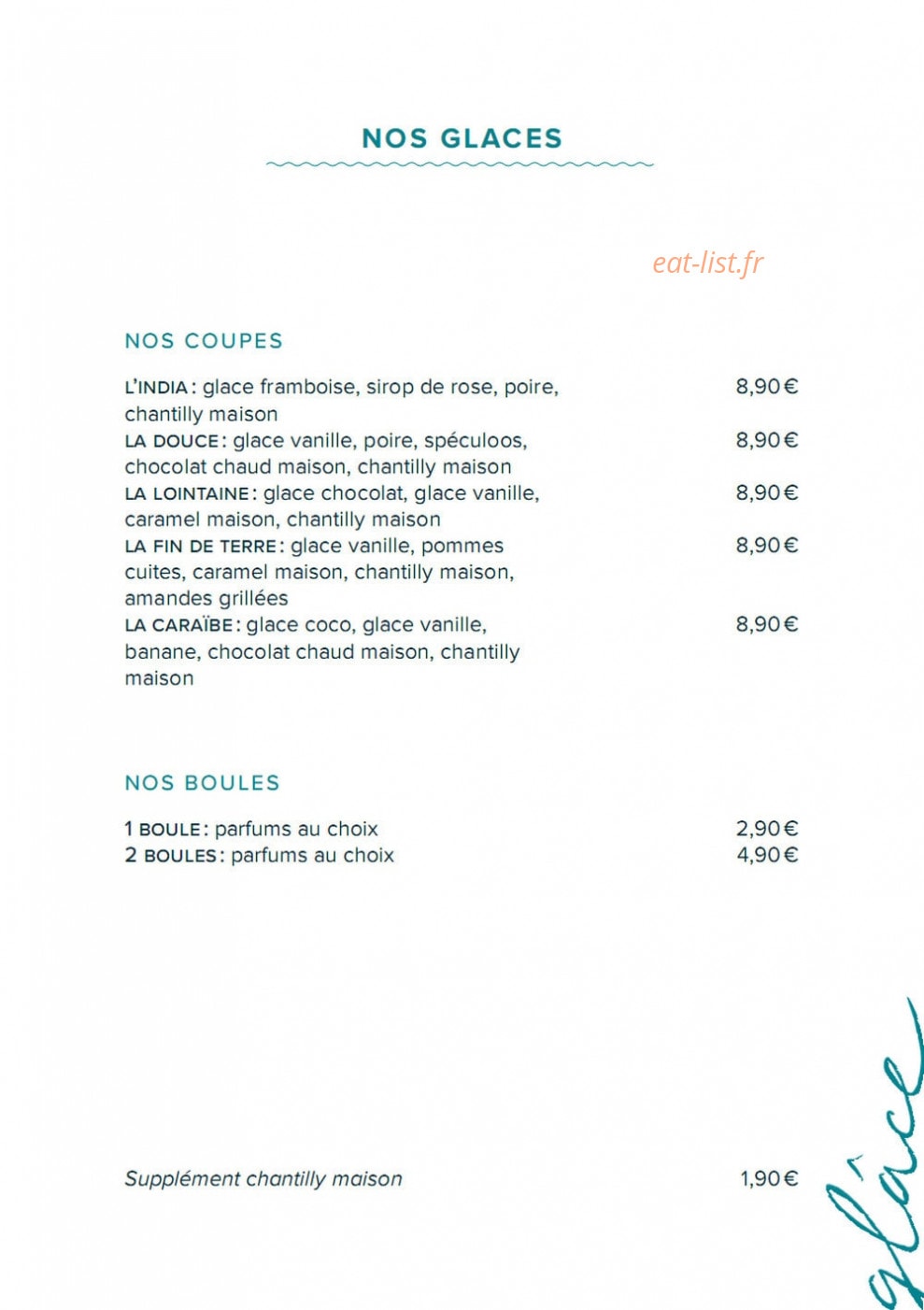 Eden Crêpe — carte page 6