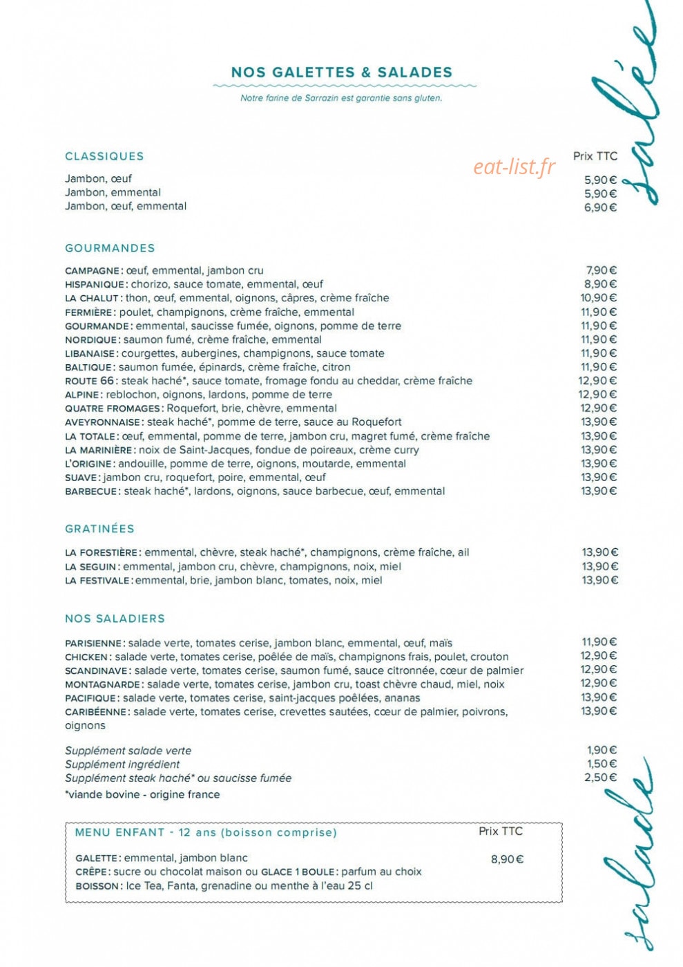 Eden Crêpe — carte page 2
